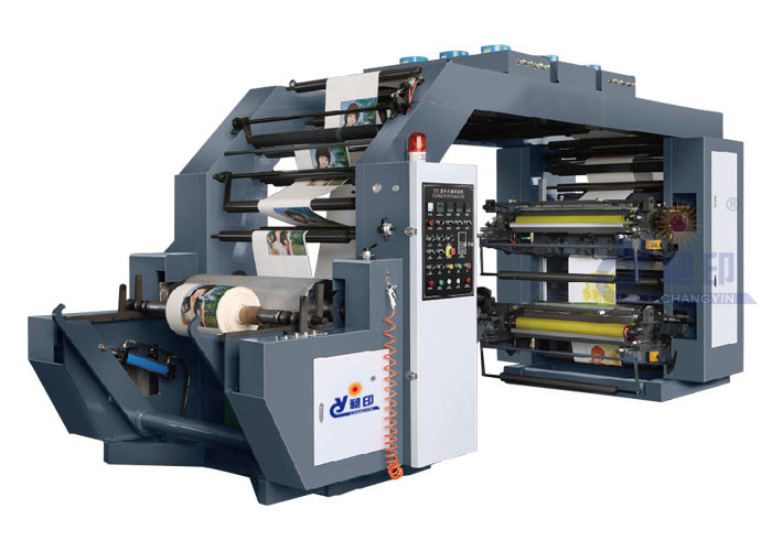 Four-color overlapping type high speed printing machine